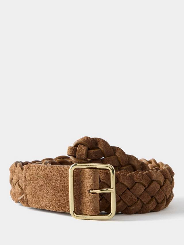 

Плетеный ремень из натуральной замши tan Mint Velvet