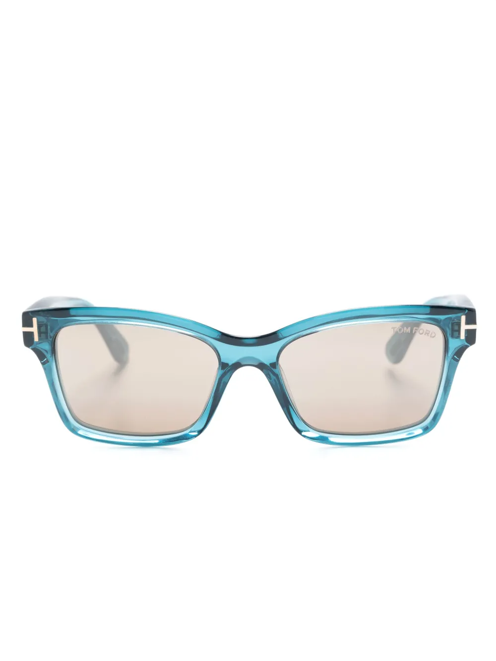 

Солнцезащитные очки в прямоугольной оправе TOM FORD Eyewear, синий