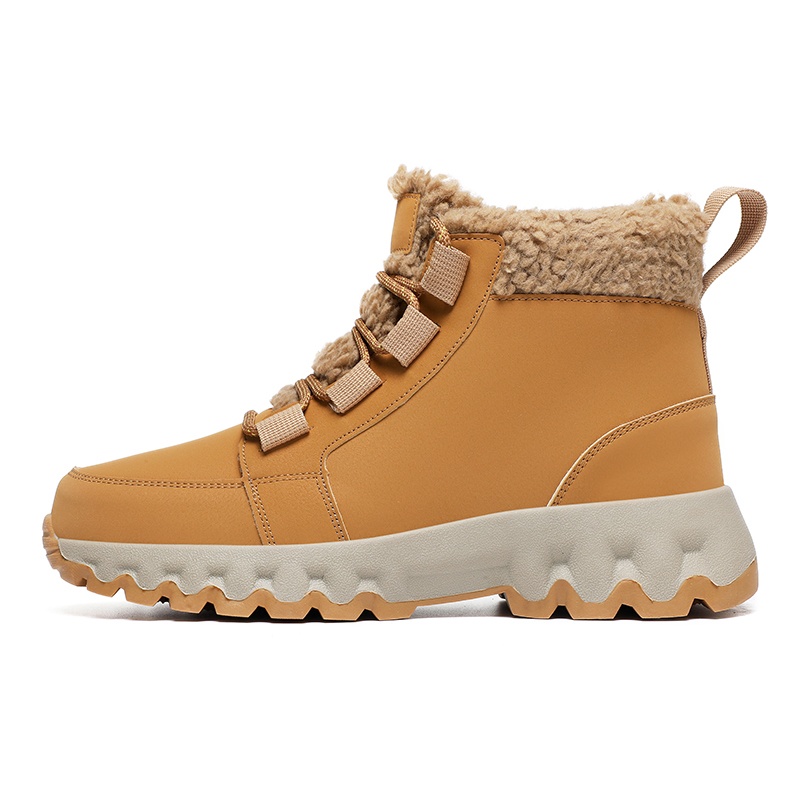 

LAORENTOU Унисекс короткие зимние ботинки елово-желтые, цвет Spruce Yellow