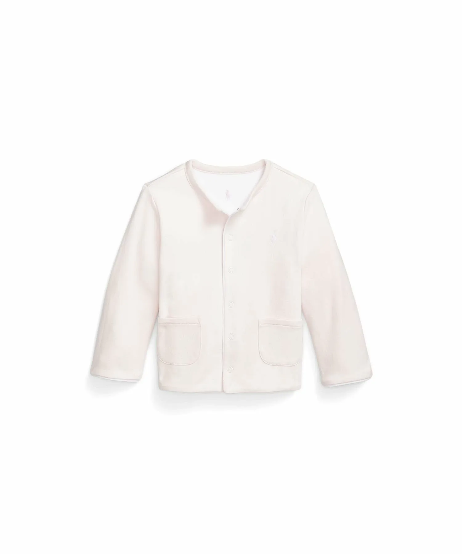 Двусторонняя хлопковая куртка Baby Polo Pony Polo Ralph Lauren, 650 Pink — фото 3