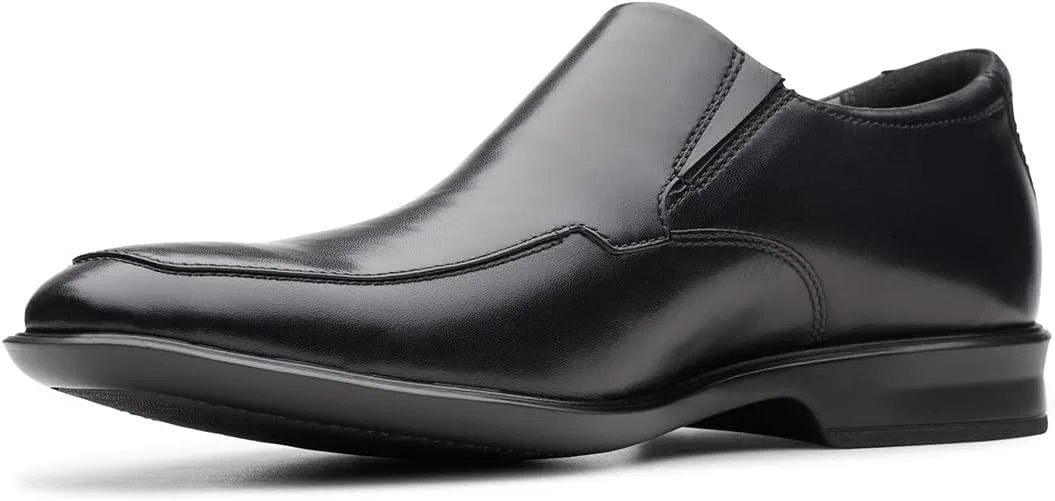 Мужские туфли Clarks Bensley Step, Black Black Leather Black Leather — фото 4