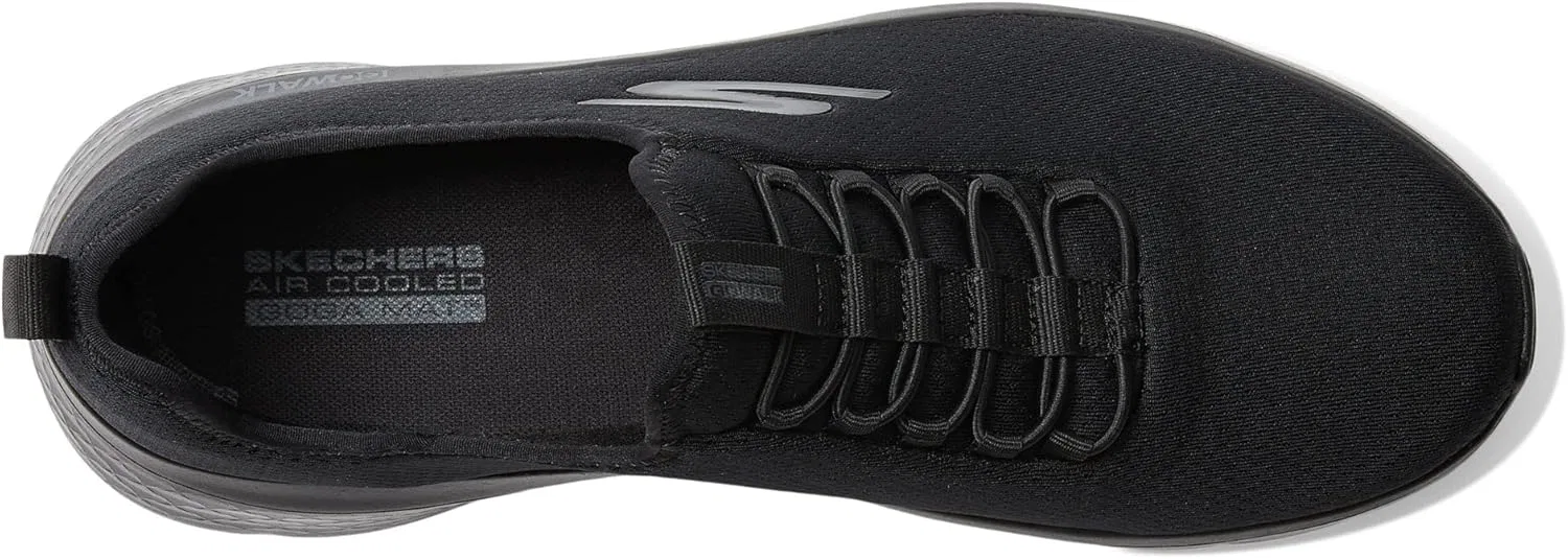 Мужские спортивные кроссовки Skechers Gowalk Flex с воздушной подушкой без шнурков, Black 2 — фото 2