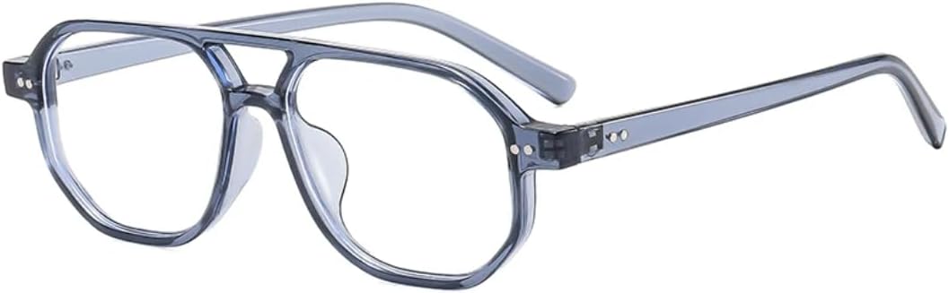 

Ретро-модные панк-солнцезащитные очки для женщин и мужчин, классические винтажные, с защитой от УФ-излучения UV400, для использования на открытом воздухе VFDHN, Blue Clear