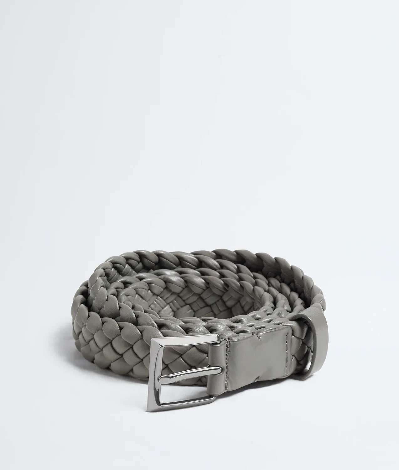 Пояс Solo BOTTEGA VENETA, серый