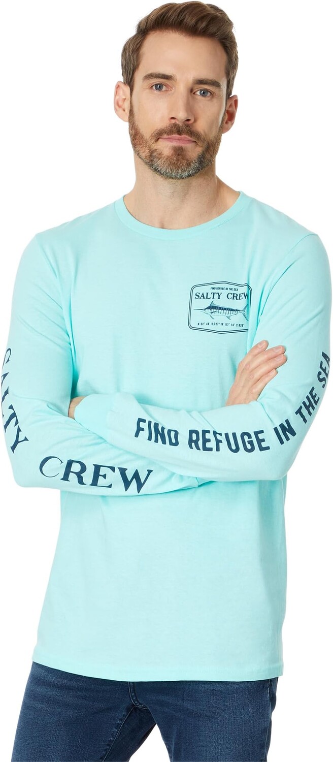 

Футболка Salty Crew Stealth Long Sleeve Tee, цвет Sea Foam