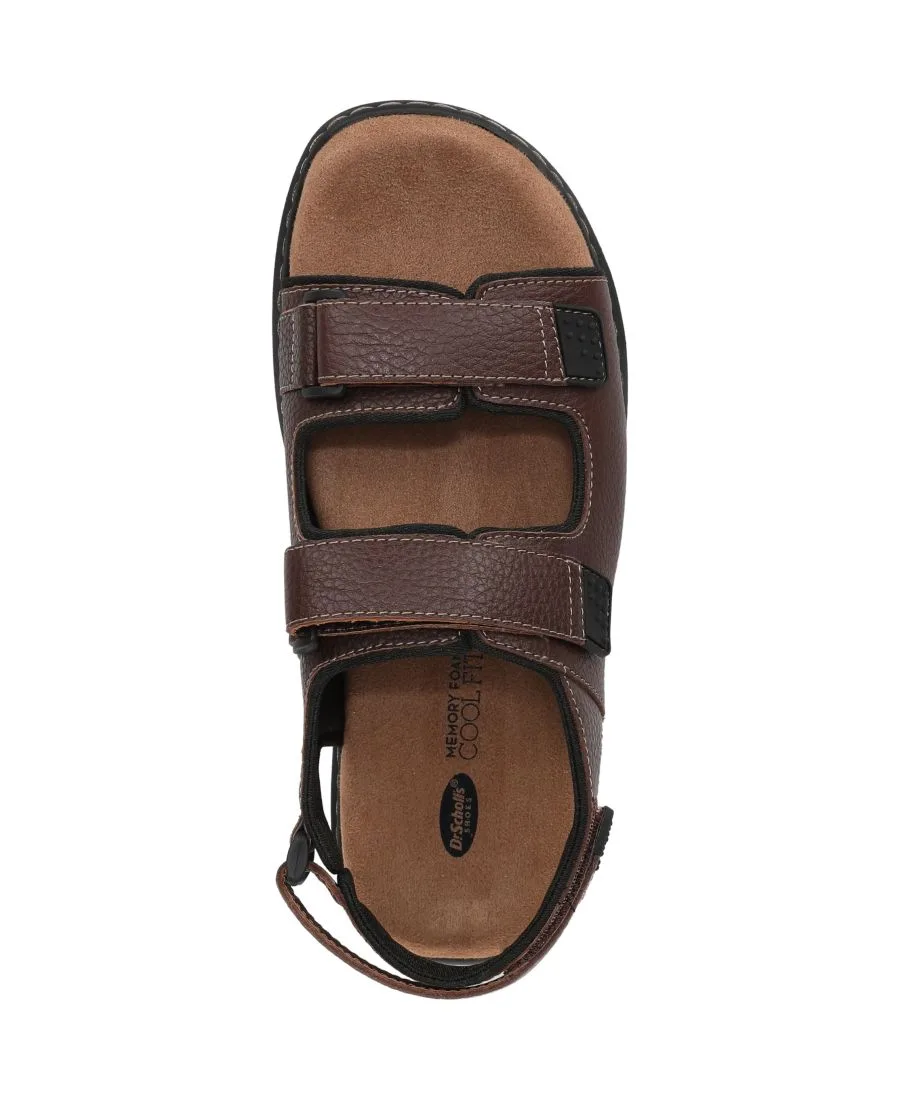 Мужские сандалии Gavin с открытой пяткой Dr. Scholl's, briar коричневый leather — фото 4