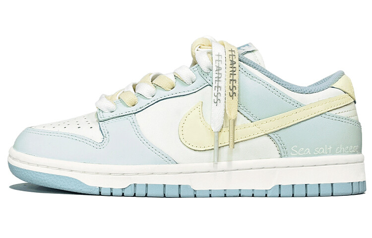 

Кроссовки Nike Dunk Skateboard Shoes Women's Low-Top White Blue