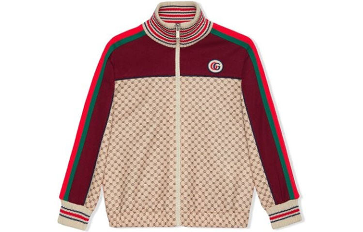 

Куртка детская Gucci, бежевый / красный