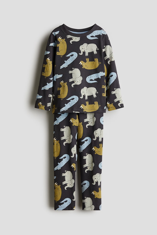 

Пижама из узорчатого джерси H&M, мультиколор