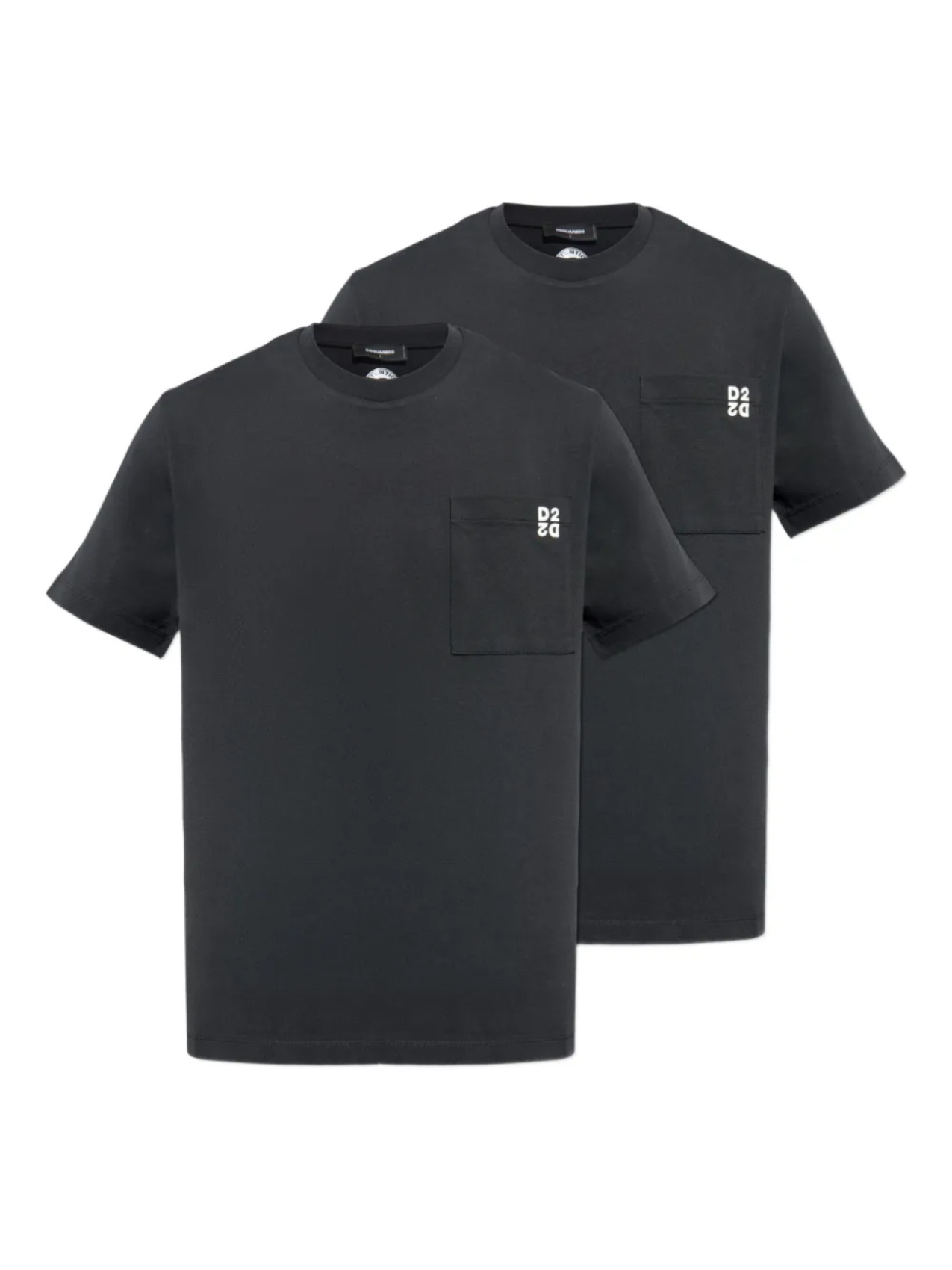 

Футболка с логотипом DSQUARED2 (комплект из двух), черный