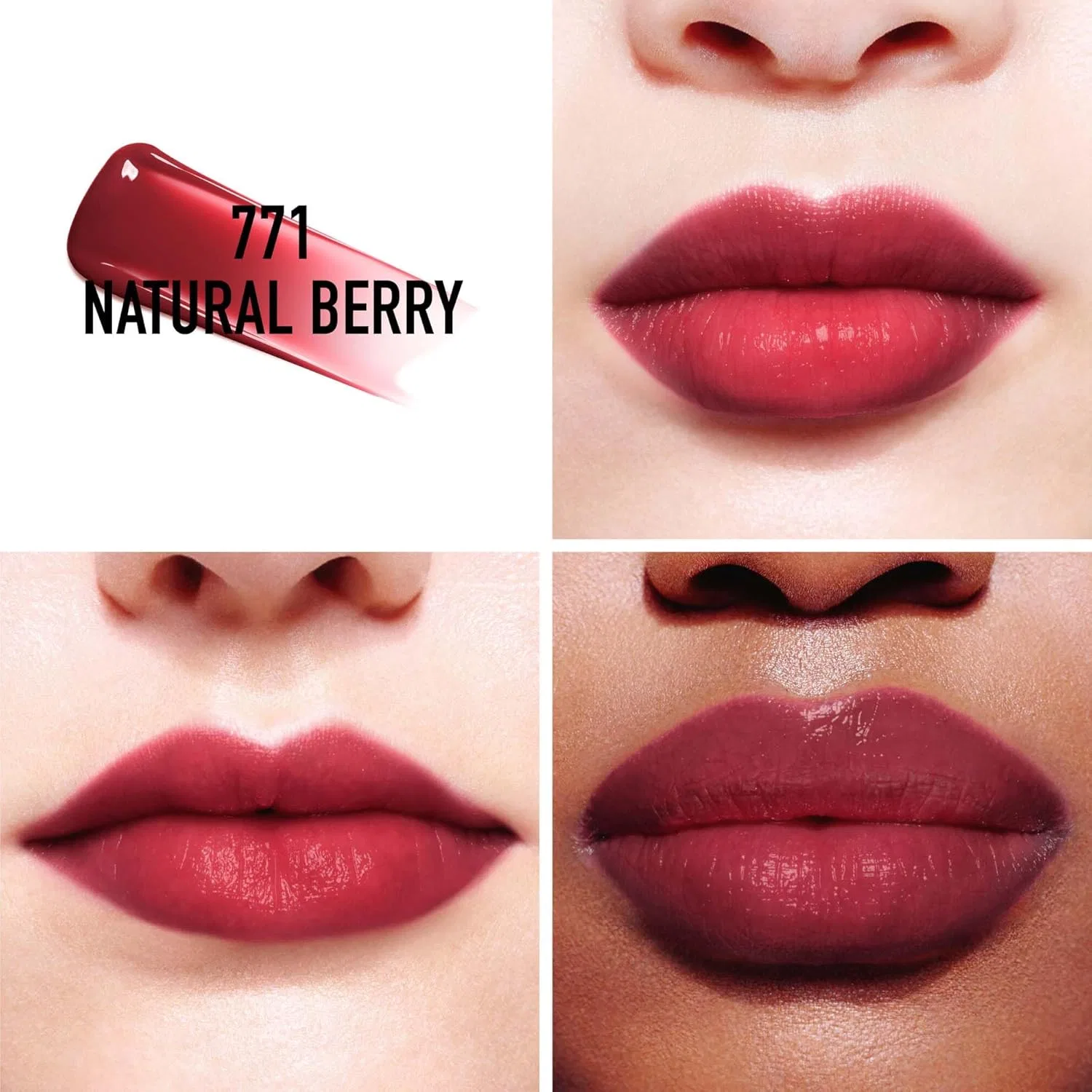 Тинт для губ Dior Addict Lip Tint Natural Berry 6 мл — фото 4