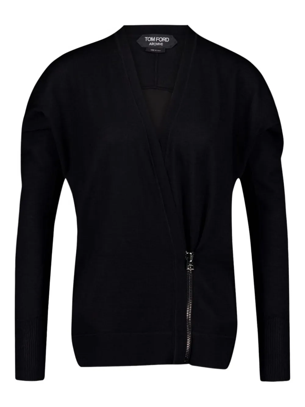 

Кардиган с запахом спереди TOM FORD, черный