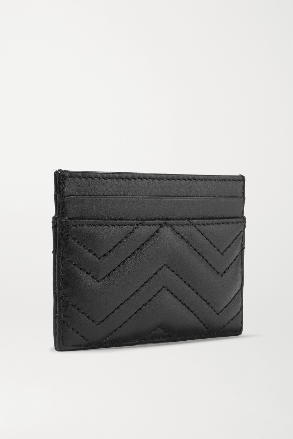 

GUCCI картхолдер GG Marmont из стеганой кожи, черный