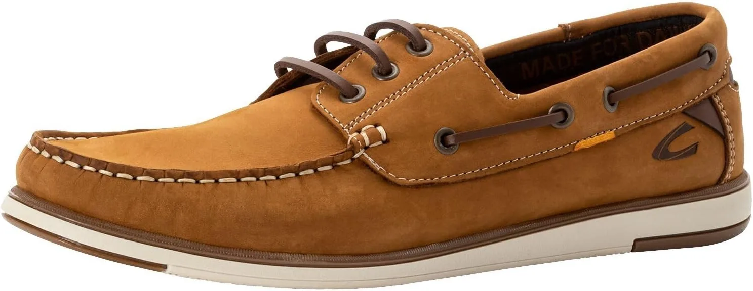 Мужские лоферы Camel Active из натуральной кожи, коричневый — фото 3