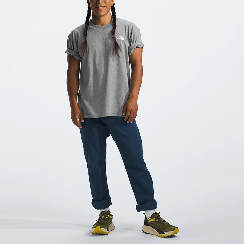 

Футболка мужская серая The North Face, серый