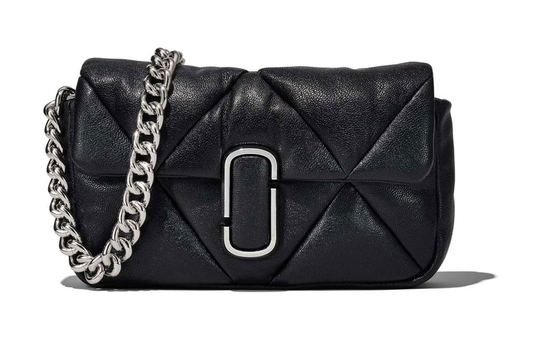 

Кожаная сумка через плечо женская черная MARC JACOBS