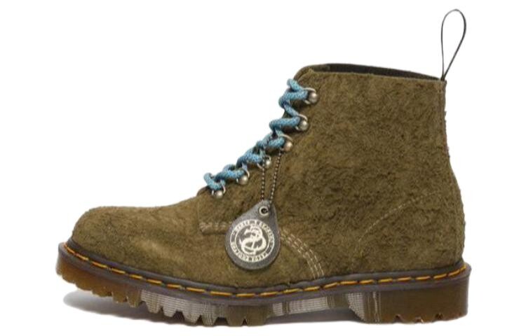 Ботильоны унисекс зеленые Dr.Martens