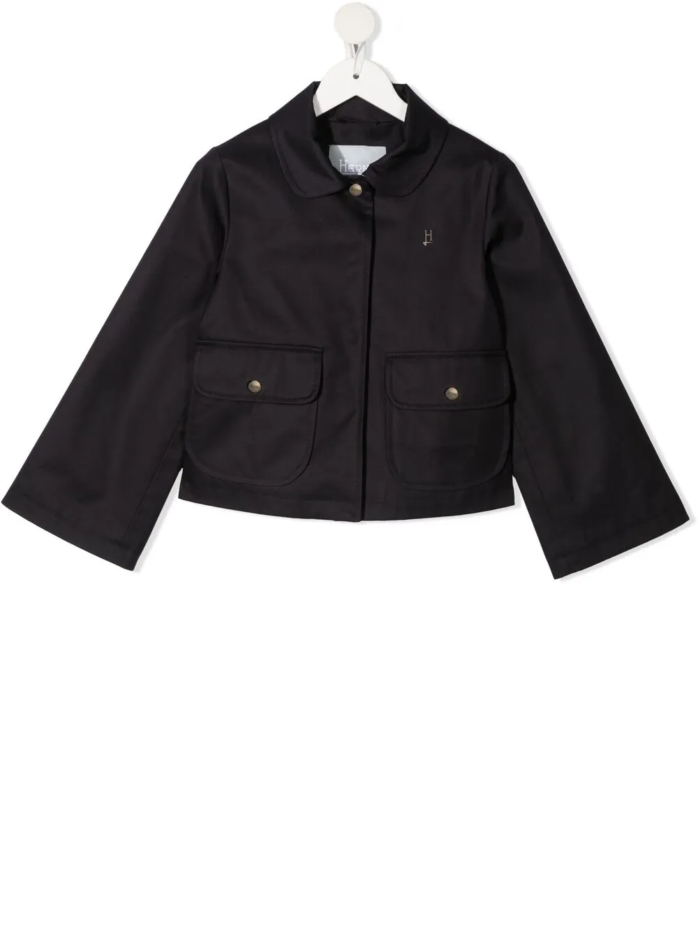 

Куртка с длинными рукавами и логотипом Herno Kids, синий