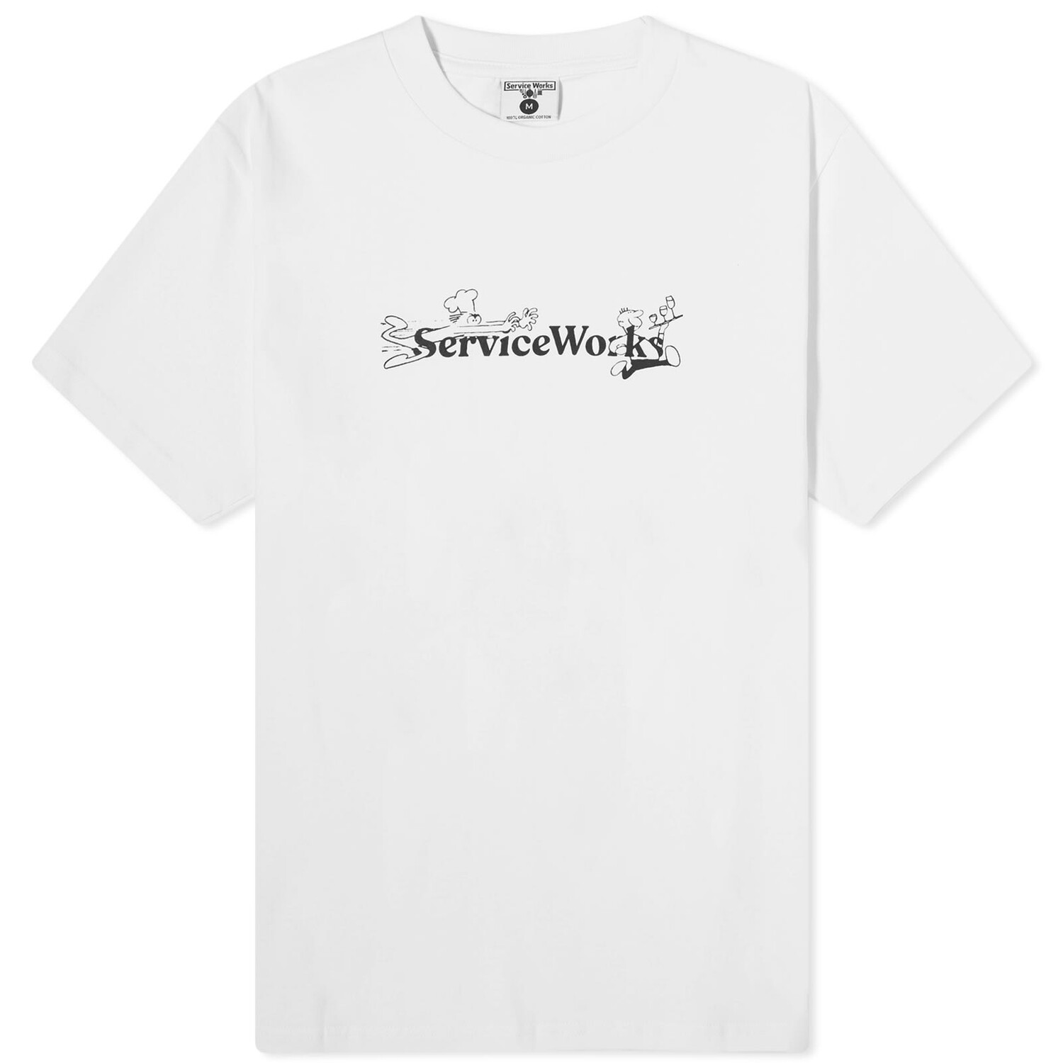

Футболка Service Works Chase T-Shirt, белый