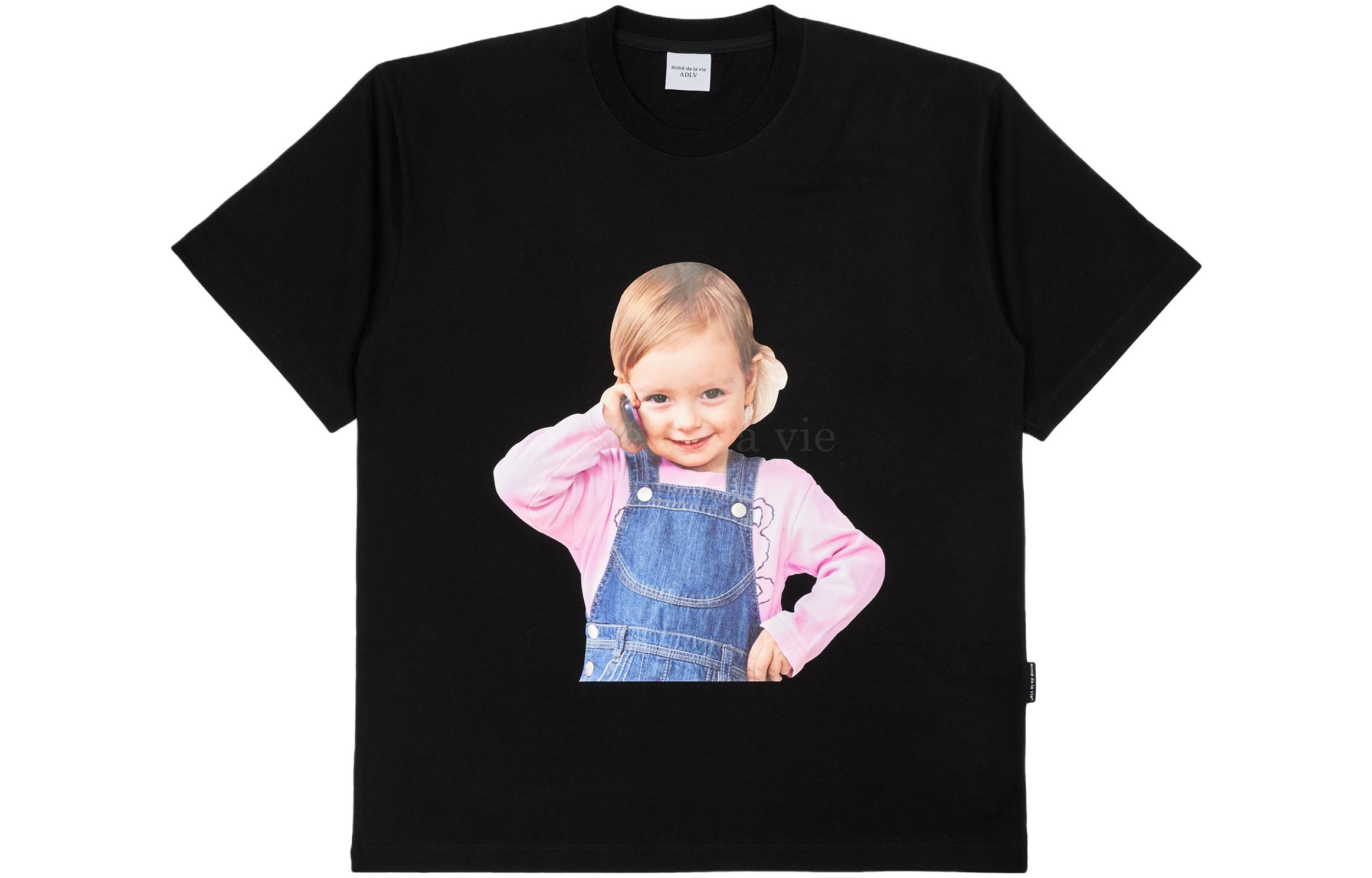 

Acme De La Vie ADLV SS22 футболка с длинными рукавами до локтя унисекс Black