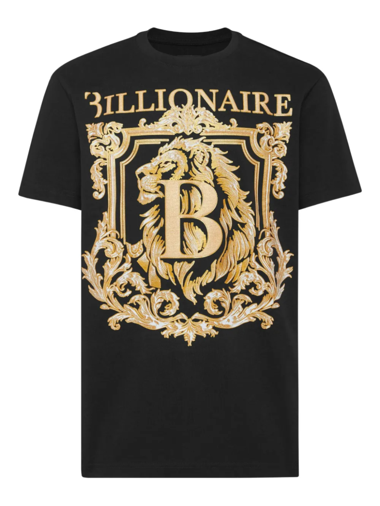 

Футболка с принтом герба Billionaire, черный