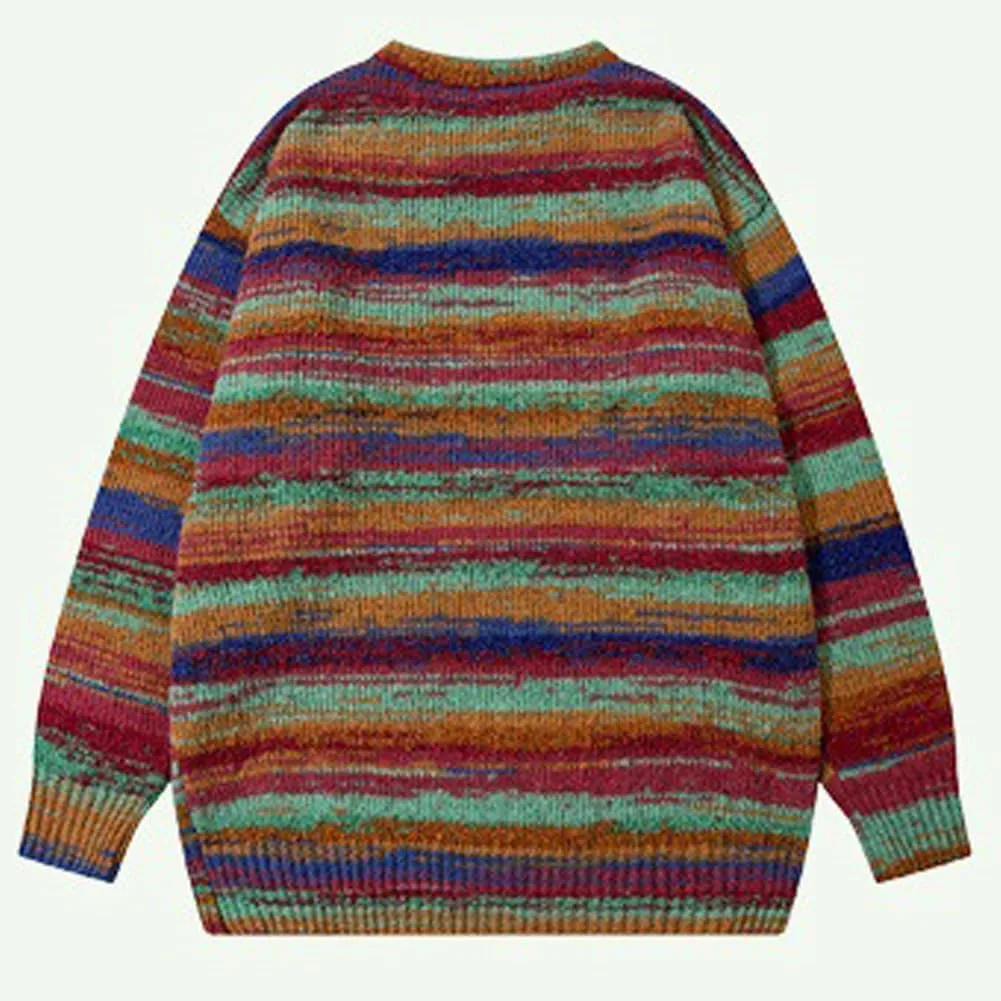 

Свитер Streetwear Vintage Stripes Oversized ELKNLMU