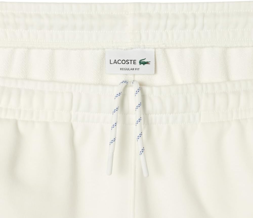 Lacoste мужские французские модные спортивные брюки Regular Fit, Cake Flour White — фото 4