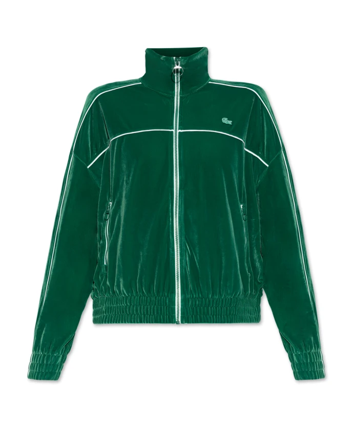 

Велюровая толстовка Lacoste, зеленый