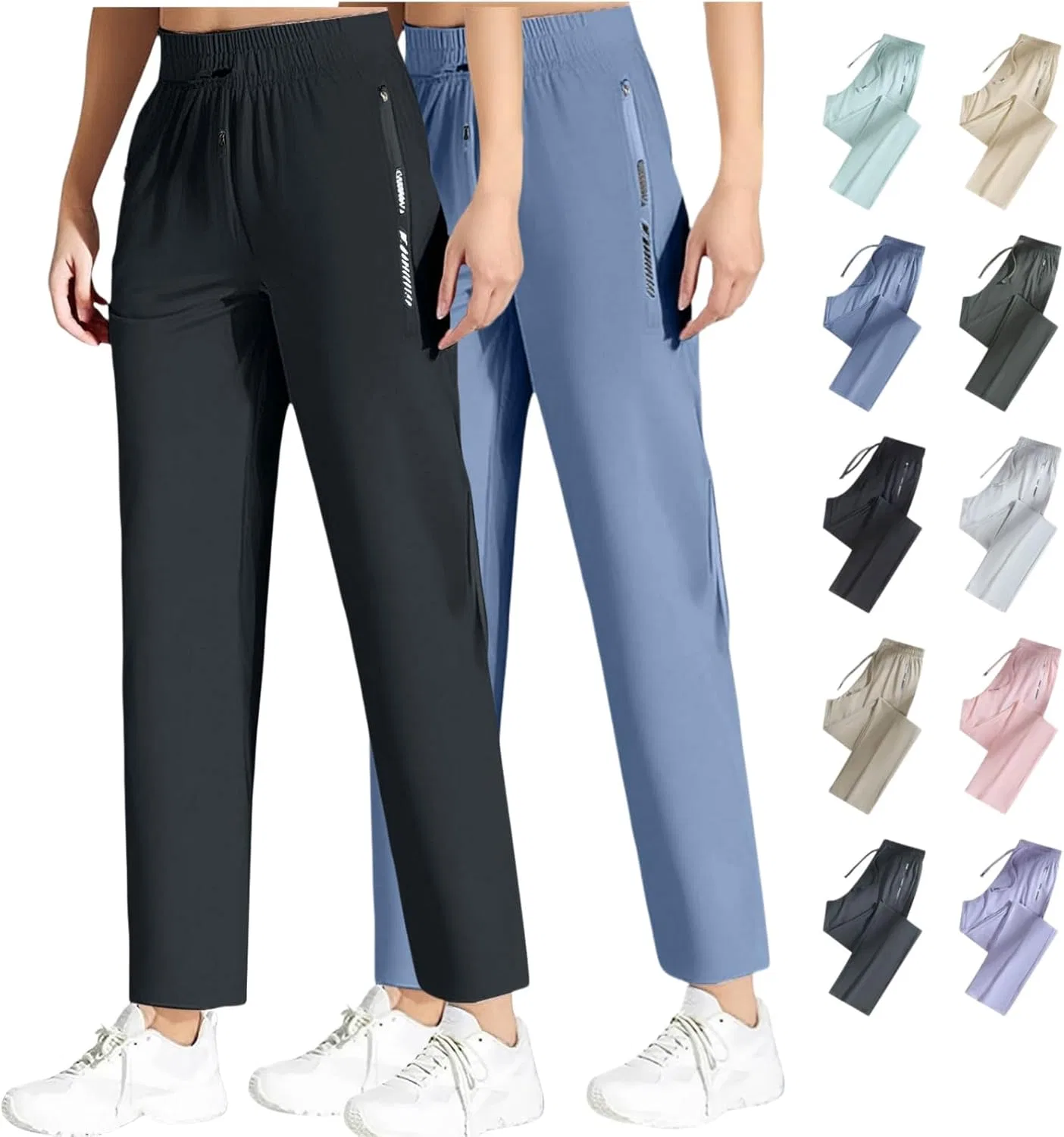 Женские спортивные брюки Active Pants, Z1-black+blue