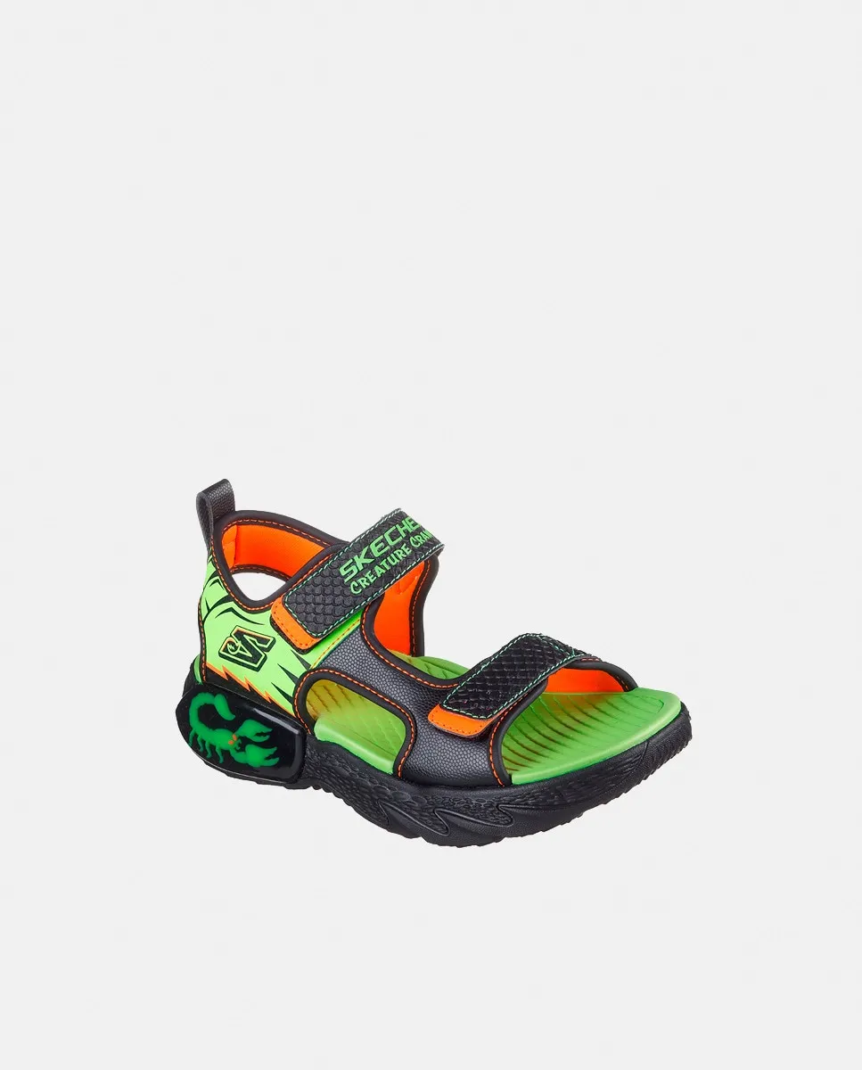 

Детские сандалии с рисунком животных Skechers, синий