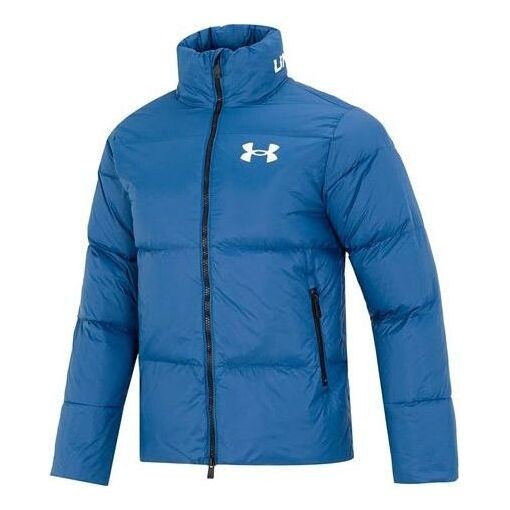 

Куртка logo puffer jacket 'blue' Under Armour, синий