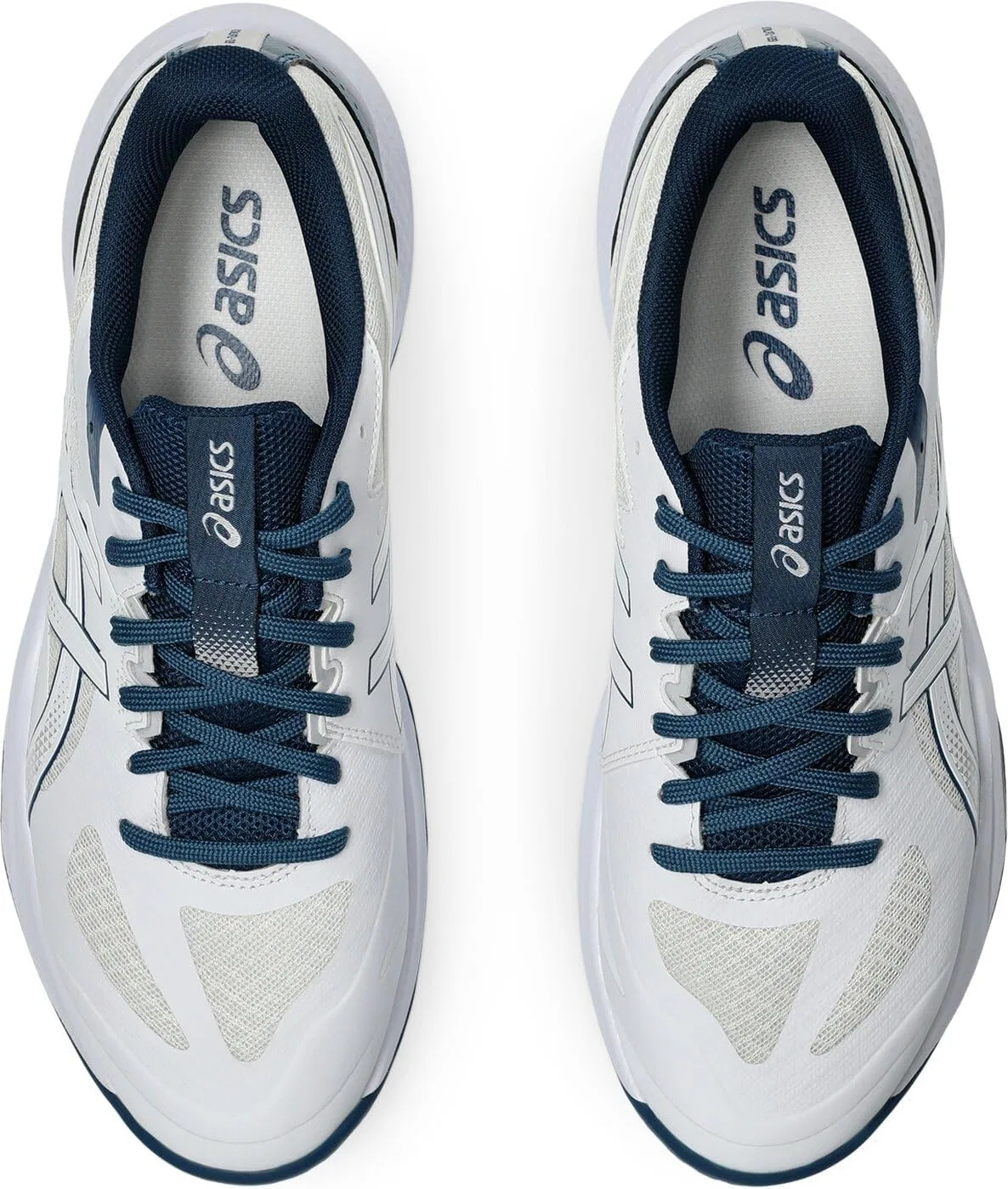 Мужские кроссовки ASICS Gel-Tactic 13, 2-White Mako Blue. — фото 3
