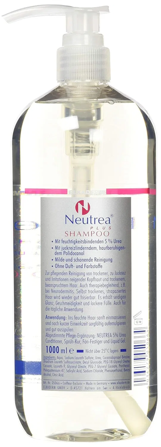 Шампунь «Neutrea Plus 5% Urea» от Elkaderm, 1000 мл Elkaderm — фото 2