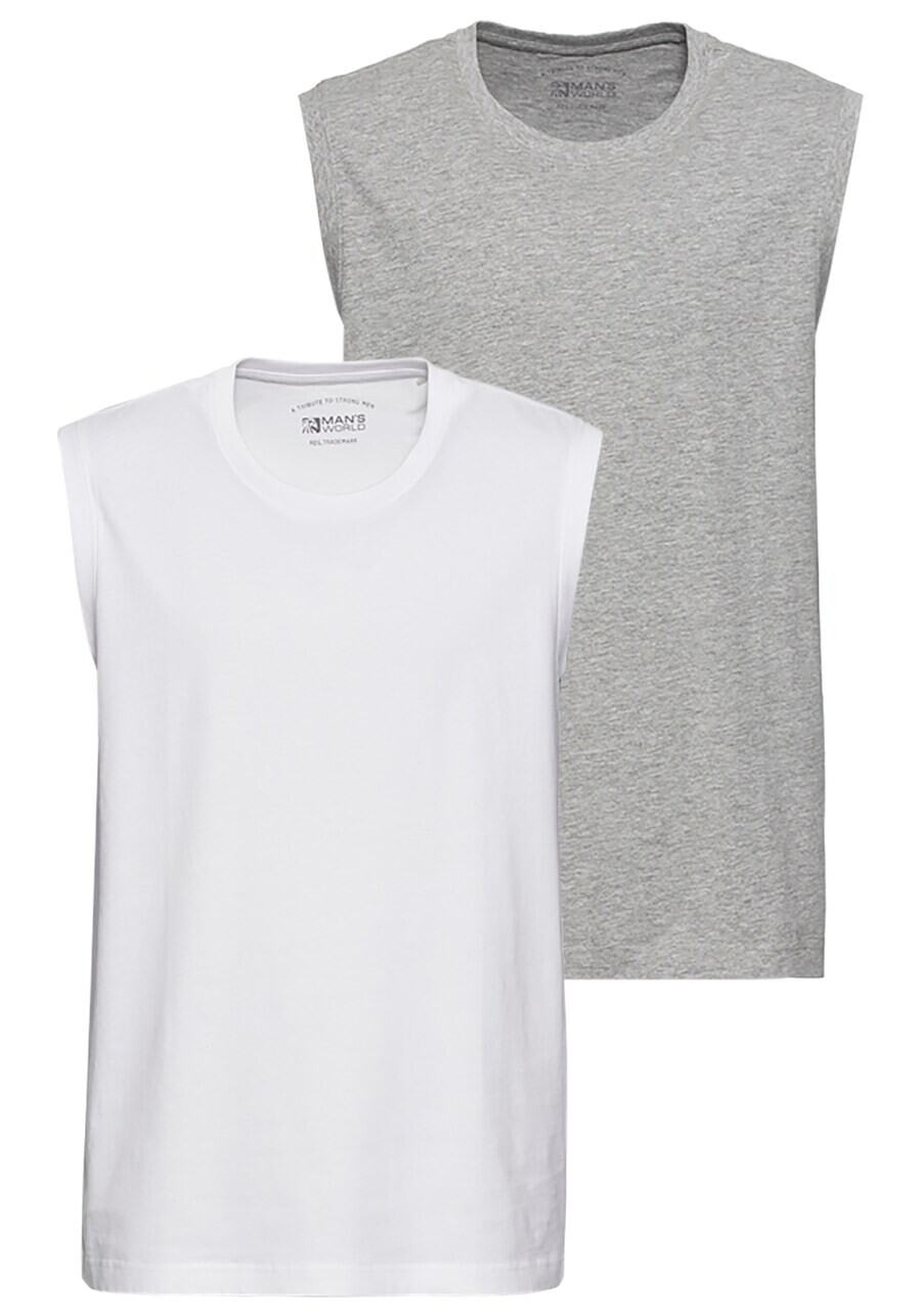 

Майка Man's World Shirt, цвет grey/white