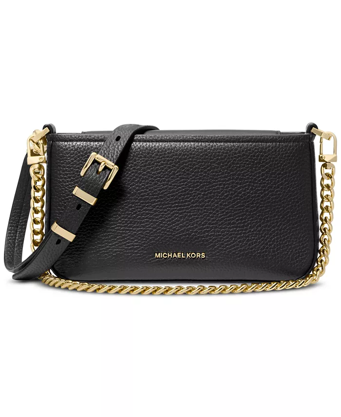 

Брайант маленькая кожаная трансформируемая сумка через плечо Michael Kors, черный