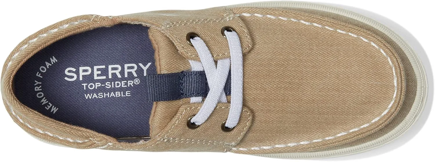 Кроссовки Sperry для детей и взрослых, водостойкие с шнуровкой, можно стирать, хаки — фото 4