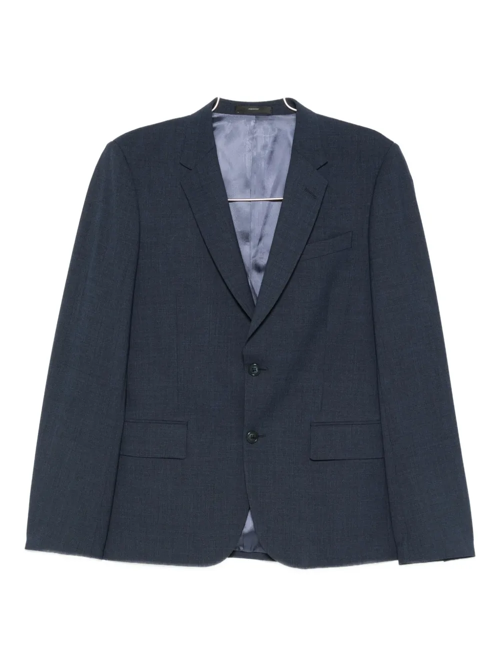 

Шерстяной костюм в клетку Paul Smith, синий
