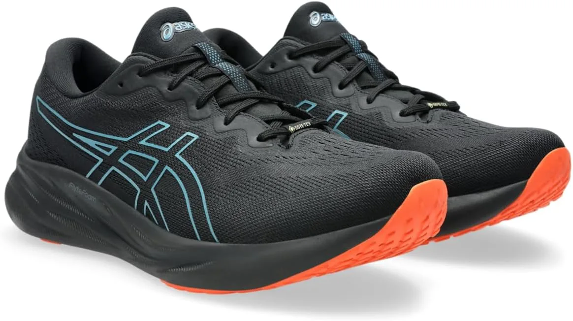 Мужские беговые кроссовки ASICS Gel-Pulse 15, черный/синий — фото 2
