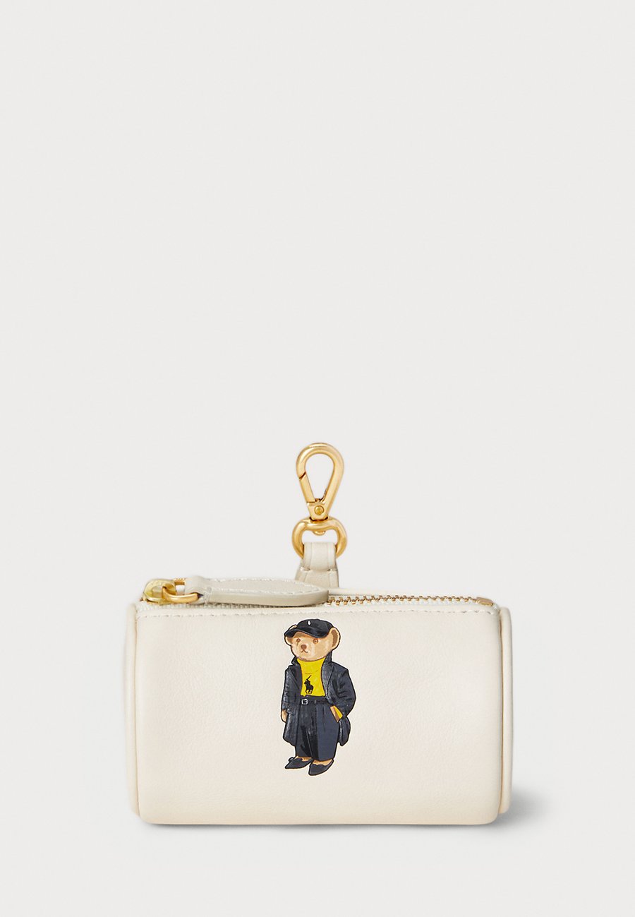 

Кошелек Polo Ralph Lauren POLO BEAR LEATHER CYLINDER COIN POUCH, Ivory/Off-White