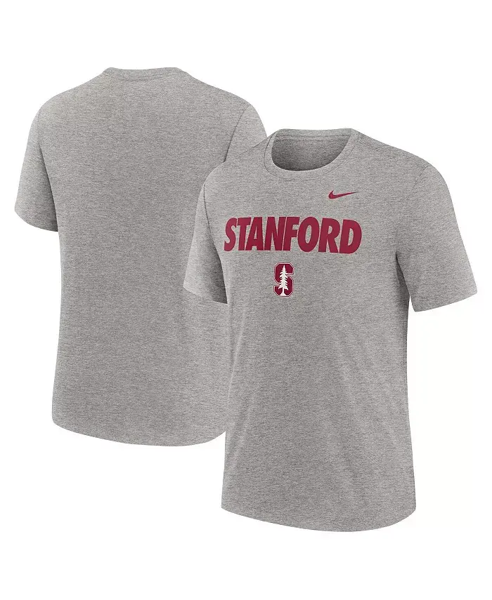 

Мужская футболка Heather Gray Stanford Cardinal Campus Local Tri-Blend Nike