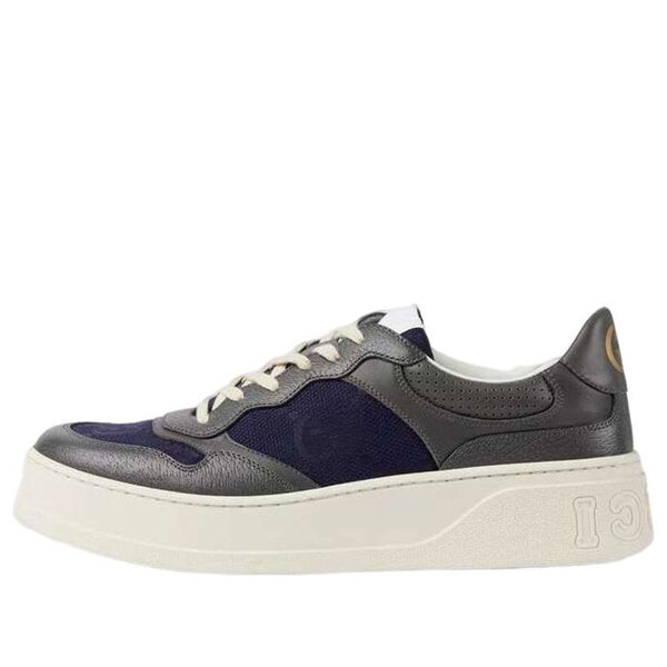 

Кроссовки interlocking g lace-up sneakers 'grey blue' Gucci, серый