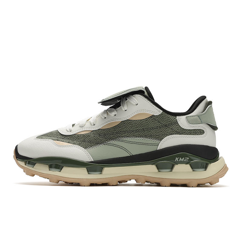 

Кроссовки мужские серо-зеленые с низким верхом KM2 FILA, Gray Green