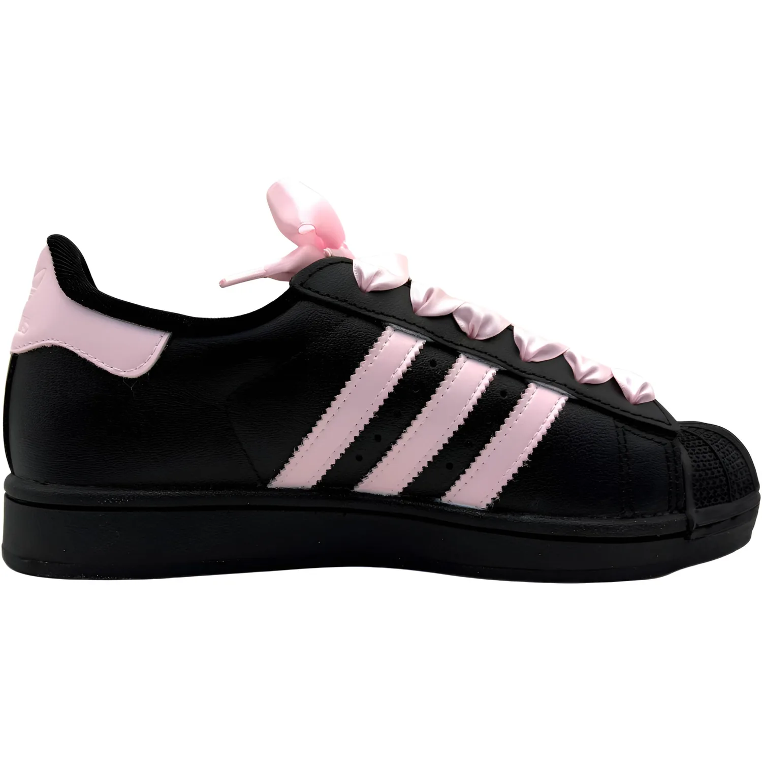 Adidas Originals Кроссовки для скейтбординга Superstar 2 Leather Slip Resistant Cushioning Low top детские розовые — фото 4
