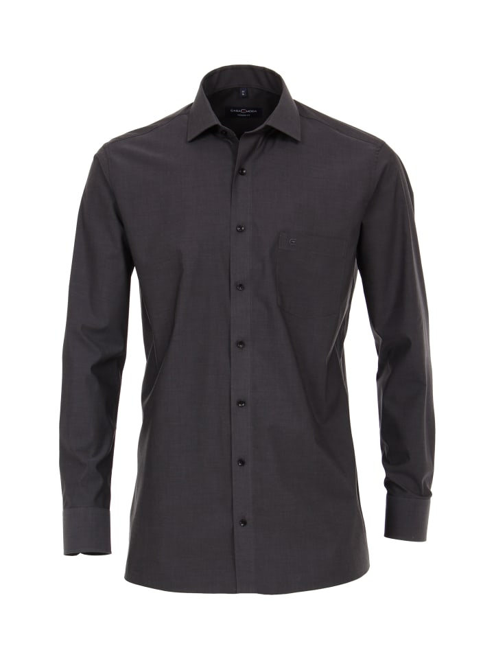 

CASAMODA Деловая рубашка темно-серого цвета