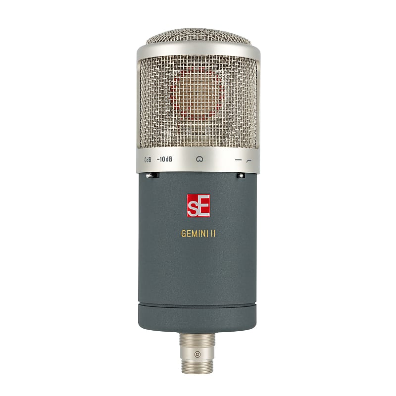 

Конденсаторный микрофон sE Electronics Gemini II Dual-Tube Large Diaphragm Cardioid Condenser Microphone