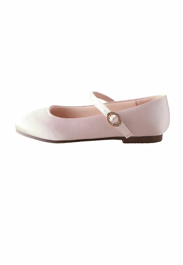 Туфли-лодочки с ремешком на щиколотке Next, pink satin stain resistant, розовый