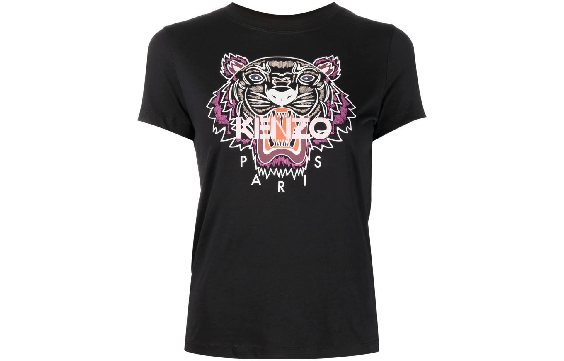 

KENZO Классические футболки с тигром Women's Black