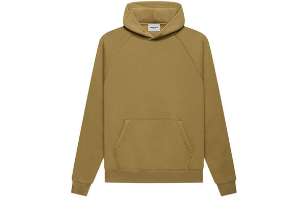Толстовка fw21 pullover logo hoodie 'amber' Fear Of God Essentials, бежевый — фото 3
