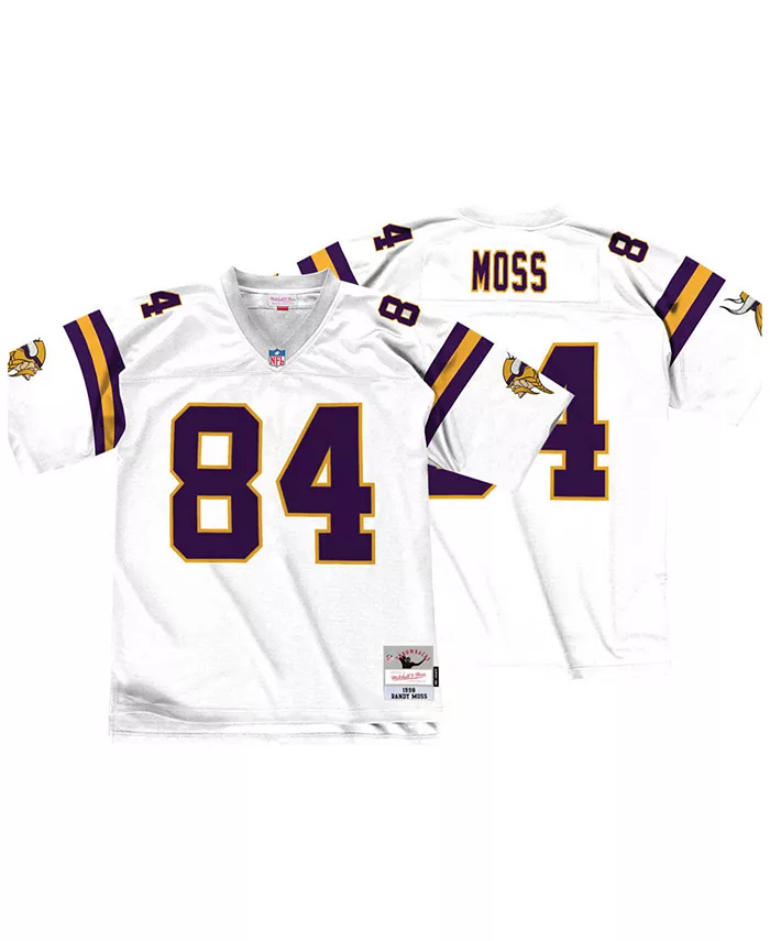 

Мужская реплика джерси Randy Moss Minnesota Vikings Legacy белого цвета Mitchell & Ness