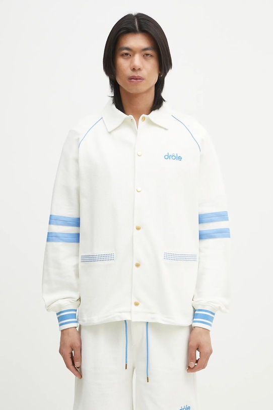 

Хлопковая толстовка Le Veste Après-sport Drôle De Monsieur, белый